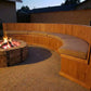 firepit-curved-bench-cushion-tan-multi-section-dusk