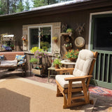 Glider Rocker Cushions — Custom Replacement Set, Any Size & Fabric