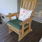 Glider Rocker Cushions — Custom Replacement Set, Any Size & Fabric
