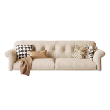 Camille Tufted Fabric Sofa | Modern French Country Living