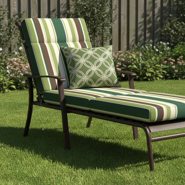 Patio furniture custom cushion covers – made-to-order size and fabric for outdoor seating