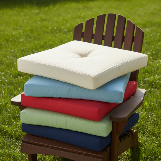A vibrant Pillow With Covers For Outdoor Chairs, featuring a soft texture and stylish design suitable for outdoor settings.