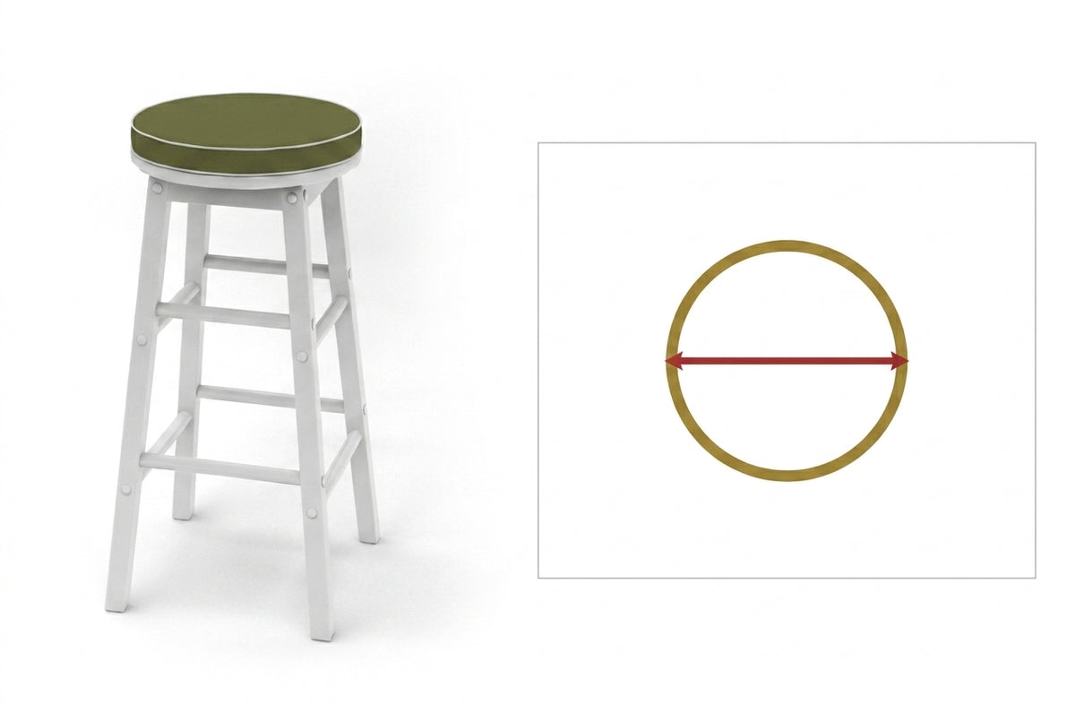 How to Measure for a Round Pet Bed measurement diagram