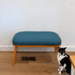 Custom Oval Bench Cushion — Rounded Ends, Any Size & Fabric
