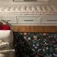 Tufted bay window seat cushion – custom size button tufted indoor bench cushion